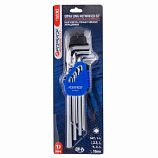 Набор экстра длинных шестигранных ключей 10 пр. Forsage F-5102XL