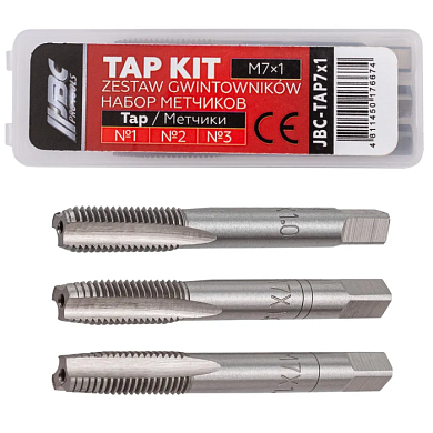 Метчик M7x1 3 шт JBC JBC-TAP7x1