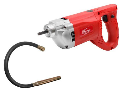 Вибратор глубинный CV 1512 в кор. + Вал гибкий 1,5м WORTEX CV151200013А1