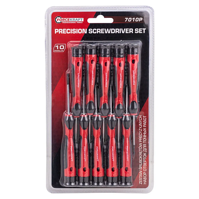 Набор отверток для точных работ 10 пр ForceKraft FK-7010P