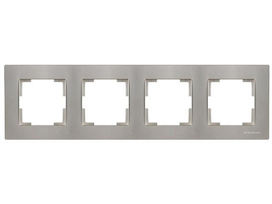 Рамка 4-ая горизонтальная титан, RITA, Mutlusan 22208001483