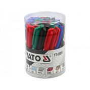 Маркеры технические, 36 шт, черный, зеленый, красный, синий Yato YT-69310