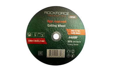 Круг отрезной по металлу 125x1.2x22.2 мм RockForce RF-CW505