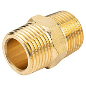 Соединитель резьбовой, наруж. резьба 1/4"х1/4", в блистере RockForce RF-MM04/04