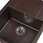 Мойка кухонная из мраморной крошки, coffee, Wisent W650-27