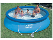 Надувной бассейн Easy Set 457х84 см + фильтр-насос 220 В INTEX 28158NP