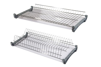 Сушка для посуды 600, хром, 1уп - 10компл, GRIDLI 123019