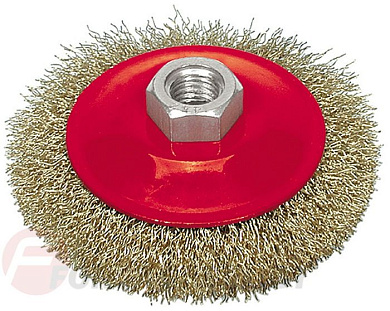 Щётка-крацовка получаша мягкая 115 мм М14 Vorel 06973