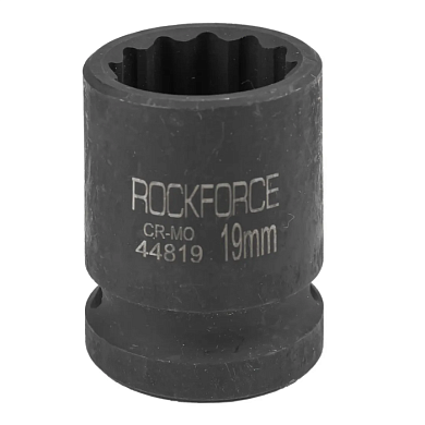 Головка ударная 19 мм 12-гр 1/2'' RockForce RF-44819