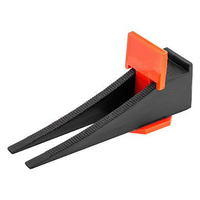 Система выравнивания плитки (СВП), комплект: зажимы, клинья (50/50 шт), упаковка ведро Сибртех 88070