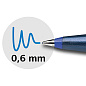 Ручка-роллер "Schneider Topball 857", 0.6 мм, синий, стерж. синий