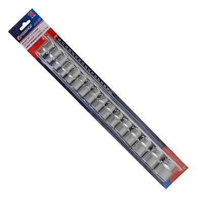 Набор головок 16 пр. 1/2" 6-гр., 10-19, 21, 22, 24, 27, 30, 32 мм, Forsage F-4161-5
