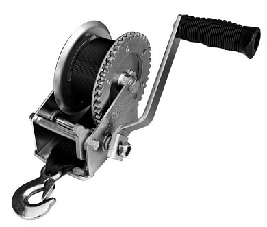 Лебедка ручная ЛФ-1200 (FD) г/п 0,5 т длина 
ленты 10 м TOR 1001264