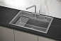Мойка кварц, прямоугольная, KS-7301, 730*510мм, алюминиум, на столешницу, Granula 119252