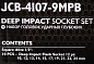 Набор ударных глубоких головок 10-24 мм 1/2'' 10 пр 12-гр JCB JCB-4107-9MPB