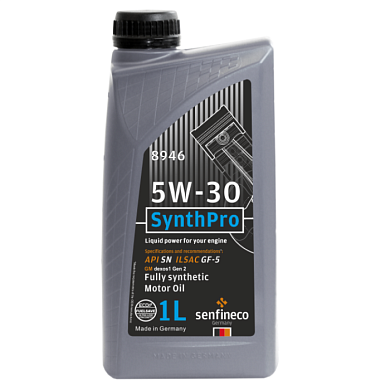 Масло моторное SynthPro 5W-30 API SP ILSAC GF-6, бут.1 л. Senfineco 8946