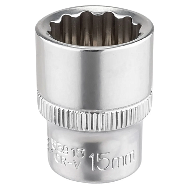 Головка 15 мм 12-гр 3/8'' RockForce RF-53915