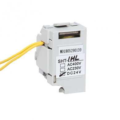 Независимый расцепитель SHT AV POWER-1 для ETU DC24 слева EKF AVERES mccb-1L-SHT-ETU-DC24-av