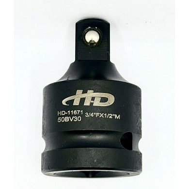 Ударный адаптер для головок 3/4"(F)х1/2"(M), 50BV30 H-D HD-11671