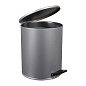 Урна с педалью, 15 л, серый