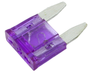 Предохранитель автомобильный MINI-10,8X16,5MM, фиолетовый, 3 А WÜRTH 520830003