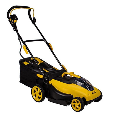 Газонокосилка аккумуляторная, 36V, 4,0Ah., Li-ion, 30мин, 380мм, 20-70мм, 45л, 2800об/мин. Без АКБ и ЗУ. Champion EMB400 (без ЗУ и АКБ)