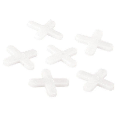 Крестики, 3,0 мм, для кладки плитки, 250 шт Sparta 880725