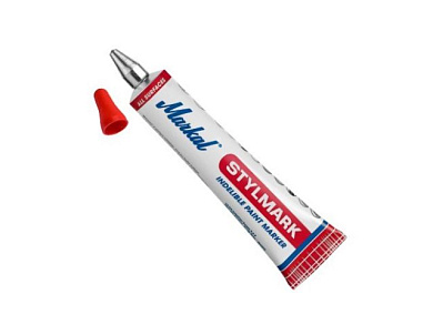 Маркер промышл. перманентный с шариковым наконечником 3 мм STYLMARK, красный MARKAL 96654