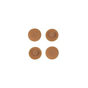 Заглушка пластик к конфирматам ольха, 10, упак.-40шт., PL 39351