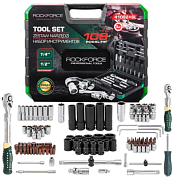 Набор инструментов 108+6 пр 1/4''&1/2'' 6-гр RockForce RF-41082+6L