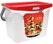 Емкость для шашлыка Leto 6 л, роза BEROSSI ИК 36146000