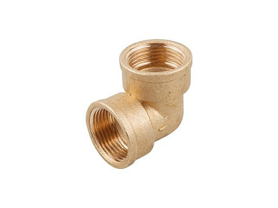 Колено вн. 1", уголок латунный м-м 1 Цветлит ЦРБ0084