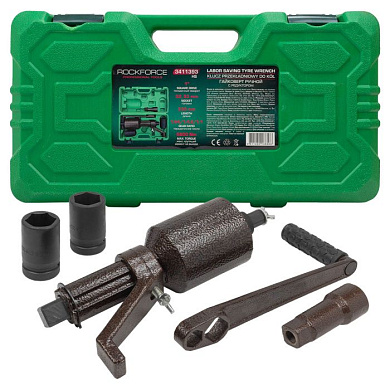 Гайковерт ручной с редуктором 1", головки 32, 33 мм, L330 мм, передаточное число 1:1/1:4.2/1:64, 6800 Н/м RockForce RF-3411393 HS