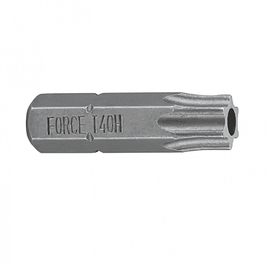 Бита Torx TR T27H с отверстием 1/4'' FORCE 1273027