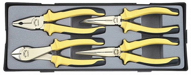 Набор шарнирно-губцевого инструмента 4 пр. в ложементе Force T5046