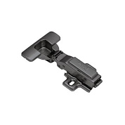 Петля накладная без пружины 48мм h2 сlip-on черный никель, саморезы, заглушки, упак 2 шт., PRIME by AKS 116962