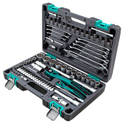 Набор инструментов 1/4''&1/2'' CrV 82 пр. 12-гр. Stels 14117