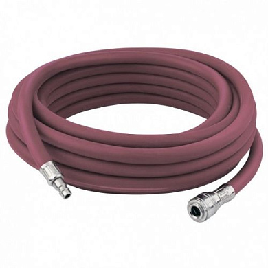 Шланг пневматический резиновый, 10x16 мм, 24 бар, армированный, быстросъемное соединение, 20 м Stels 57023