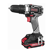 Дрель аккум., 20В, 30Нм, патрон 10 мм, 2 ск, 1 акб 2Ач, ЗУ, кейс PIT PBM20H-10B/1