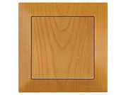 Выключатель 1-клав. двухполюсный, скрытый, винт. зажим, дуб, DARIA, 10 A, 250 V, IP 20, Mutlusan 21204050258