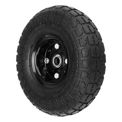 Колесо пневматическое 4.10/3.50-4, колесо D 260 мм внутренний подшипник D 20 мм, длина оси 50 мм PalisaD 68970