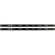 Полотна для ножовки 300х12,6x0.65 мм по металлу 24TPI bimetal M42 + D6A + Co 8%, 2шт Vorel 27543