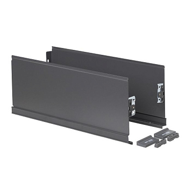 Комплект ультратонких боковин Evolution L-400 h148 графит ДСП16мм QTYPE 113047