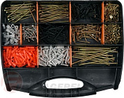 Набор шурупов с набором пластмассовых дюбелей 770 пр. Vorel 24111