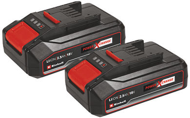 Аккумулятор 18V, 2,5 Ач, 2 шт, Li-Ion PXC EINHELL 4511518