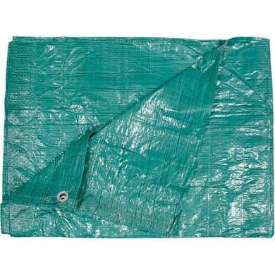 Тент 5x8 м 57гр/м2 зелёный Flo 85135