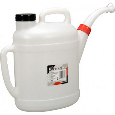 Лейка пластиковая с крышкой для СТО 10 л. Yato YT-06987
