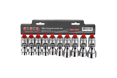 Набор головок 13-24 мм 10 пр 1/2" FORCE 41015R