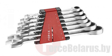 Набор комбинированных трещоточных ключей 8-19 мм 7 пр. Force 50726