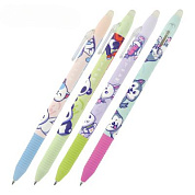 Ручка гелевая "DeleteSlimClick. Kawaii Animals пиши-стирай", 0,5 мм, пластик, ассорти, синий